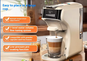 Machine à café expresso à double température Petite capsule électrique domestique avec poudre de café intégrée Chaud Froid - Product Image 6