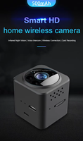 Mini caméra de sécurité AmViewing 2MP, angle de 90°, 1080P HD, surveillance vocale sans fil, contrôle par application, détection de mouvement, vision nocturne
