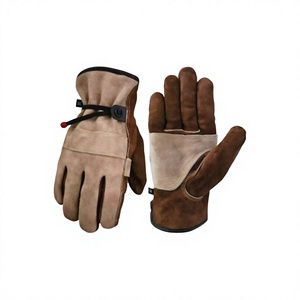 Gants de travail de sécurité 400V pour électriciens, isolés basse tension, en cuir de vachette, antidérapants, flexibles, avec poignet élastique en losange, anti-coupure - Product Image 6