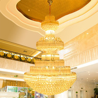 Lustre LED personnalisé BGST, lampe moderne de luxe pour hall d'hôtel, décoration nordique, lustre en cristal LED pour salle à manger