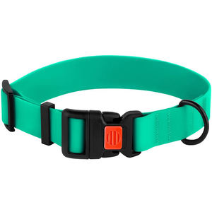 Nibao plana colorido resistente al desgarro de PVC recubierto de poliéster de <span class=keywords><strong>Nylon</strong></span> básico Collar para perro mascota suministros - Product Image 2