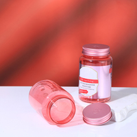 Bouteille en plastique de 250 ml pour pilules, bouteille en PET pour bonbons mous, bouteille scellée avec couvercle en aluminium, conteneur pour produits de santé