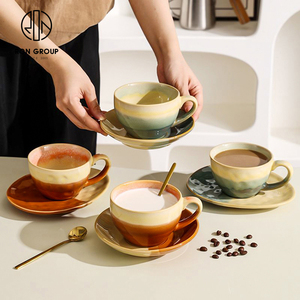 Taza de Café de Porcelana Personalizada Ecológica para Capuchino, <span class=keywords><strong>Latte</strong></span>, Agua, con Asa, para el Hogar o Cafetería - Product Image 2