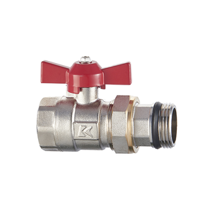 Alahot Uygun Fiyatlı Pirinç SS304 Küresel Vana Dişi Dişli Elektrokaplama 2 Parçalı 1/2 3/4 İnç Küresel Vana OEM - Product Image 1