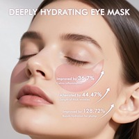 Patchs Hydrogel Éclaircissants Contour des Yeux à l'Extrait de Rose, Niacinamide et Acide Hyaluronique pour Cernes - Marque Blanche