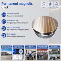 Mandrin magnétique à pôles fins pour fraisage CNC, pour le maintien de plaques minces, haute force de maintien, serrage de précision sans vibrations