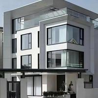 Ventana de Aluminio con Rotura de Puente Térmico y Doble Acristalamiento Low-E para Viviendas Residenciales
