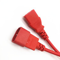 Rallonge d'alimentation 6ft 1.8m C14 à C13 125V 18AWG IEC-320-C14 d'extension de cordon d'alimentation d'ordinateur à IEC-320-C13 cordon d'alimentation ca