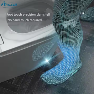 Moderno intelligente intelligente tazza del water automatico Inodoro elettronica Wc un pezzo da <span class=keywords><strong>bagno</strong></span> in ceramica - Product Image 5