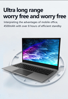 Nuovo Laptop Touch Intel N95 con Schermo da 15.6", 16GB RAM DDR4, Frequenza di Aggiornamento 144Hz, Tastiera Inglese - Laptop per Business