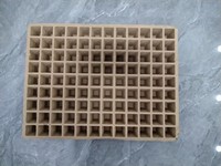 Plateau de semis en pulpe végétale recyclée, 12 cellules découpables, écologique, biodégradable, pour semis de graines - Vente en gros usine
