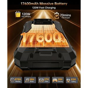 Teléfono Inteligente Resistente 8849PRO Tank X 5G, 32 GB de RAM, 512 GB de ROM, Android 15, Pantalla LCD de 6.78 Pulgadas - Product Image 3