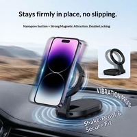 Nouveau support de téléphone magnétique pliable avec ventouse en silicone, rotation à 360 degrés, support universel portable pour lit