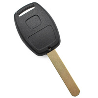 Carcasa para Llave de Coche con 4 Botones, Espacio para Chip y Adhesivo, Sin Llave Previamente Cortada