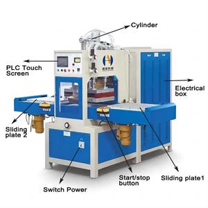 Máquina de soldadura y corte de PVC con cojín <span class=keywords><strong>para</strong></span> asiento de inodoro de coche de bebé de prensa caliente - Product Image 2