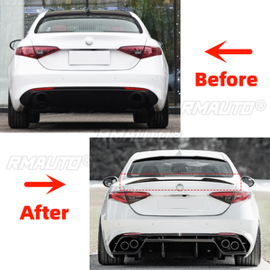 Alerón Trasero para Maletero de Alfa Romeo Giulia Sedan 2015 2016 2017 2018 2019 2020 2021 2022 2023, Accesorios de Tuning para Automóviles - Product Image 4