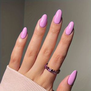 <span class=keywords><strong>Uñas</strong></span> Postizas de Gel Suave con Calidad de Salón, Material Ultrafino y Flexible para un Aspecto <span class=keywords><strong>Natural</strong></span>, <span class=keywords><strong>Uñas</strong></span> Postizas Reutilizables con <span class=keywords><strong>Acabado</strong></span> de Alto Brillo - Product Image 4