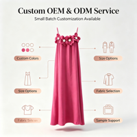 Robe longue maxi à bretelles spaghetti pour femmes, motif floral 3D, décoration de perles, robe longue ample avec poches, bretelles réglables, robe d'été pour la plage