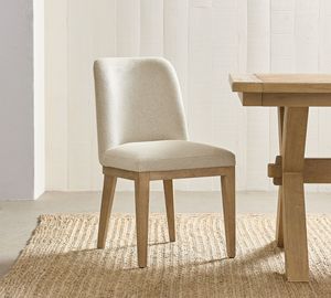 Silla <span class=keywords><strong>de</strong></span> Comedor Nórdica Ergonómica y Duradera, Tapizada, sin Brazos, con Respaldo Curvo <span class=keywords><strong>de</strong></span> Madera Moderna, Multicolor, para Hogar, <span class=keywords><strong>Cocina</strong></span>, Sala <span class=keywords><strong>de</strong></span> Estar, Hotel - Product Image 4