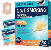 Nouvelle Tendance Chaude : Patchs Anti-Tabac OEM Step 1 21mg, Matériel Herbal, Herbes Naturelles, Usage Domestique, Personnalisable en Usine