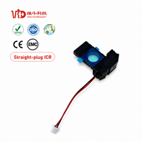 Module de capteur de particules PM2.5 compact VIR263 avec connecteur droit ICR pour la détection de poussière et la surveillance laser 3.5V 1M Cycles