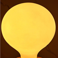 Ampoule LED pour table de bar, lumière blanche mate, ampoule en verre, température de couleur réglable, double ampoule blanche laiteuse