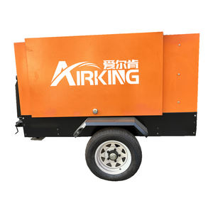 Airkingcompressor 11bar 11m3/Min 78kW <span class=keywords><strong>Diesel</strong></span> Mobiler Luftkompressor Dieselmotor-Betriebener Luftkompressor - Product Image 1