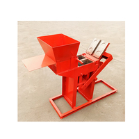 Petite machine manuelle/automatique de fabrication de pavés et de blocs creux avec moteur pour l'argile et le béton