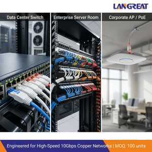 Connecteur <span class=keywords><strong>RJ45</strong></span> sans outil Cat6A UTP en gros, 10 Gbit/s, clip rapide, multicolore (bleu, blanc, rouge), avec capuchon à vis, plaqué or 50u, OEM ODM - Product Image 5