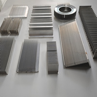 Amplificateur en aluminium personnaliséPlaque de dissipateur de chaleur Aileron de diffusion thermique en cuivre pour ordinateur VRM Peltier Module LED Système de refroidissement par puce