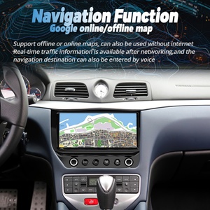 Autoradio Android 10.1 pouces avec GPS, navigation, écran Blu-Ray pour Maserati Gran Turismo 2007-2015, CarPlay, lecteur multimédia vidéo - Product Image 4