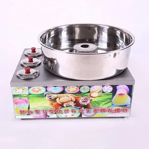 Small flowers cotton candy floss making machine made in china