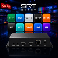 Encodeur vidéo HDMI ORIVISION H.265 avec écran OLED 4K, sortie HDMI en boucle, faible latence SRT, diffusion en direct pour églises, événements sportifs, IPTV