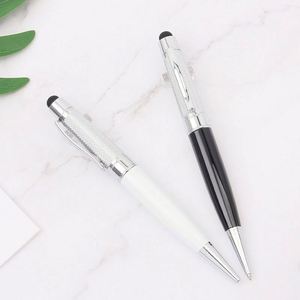 Stylo à bille de luxe en métal avec logo personnalisé de haute qualité, avec stylet tactile, pour l'écriture professionnelle et l'utilisation scolaire - Product Image 2