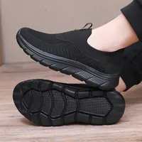 Chaussures de marche pour hommes légères et respirantes, baskets décontractées en maille, chaussures de course tendance, baskets de tennis confortables, baskets de sport pour la gym