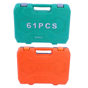 Juego de herramientas manuales de 61 piezas para mecánicos domésticos, juego de llaves de trinquete y vasos, kit de reparación para coches, motocicletas y bicicletas. - Product Image 3