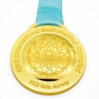 Médaille de sport en métal à prix compétitif du fabricant, avec ruban souvenir gravé et émail personnalisé, pour récompense de la Ligue des Champions