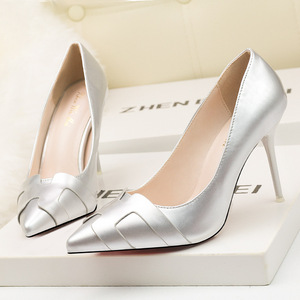 <span class=keywords><strong>Scarpe</strong></span> con <span class=keywords><strong>Tacco</strong></span> Alto da Donna, Décolleté Eleganti a Punta con <span class=keywords><strong>Tacco</strong></span> Sottile in Raso, <span class=keywords><strong>Scarpe</strong></span> Femminili alla Moda Nere e <span class=keywords><strong>Nude</strong></span> - Product Image 6