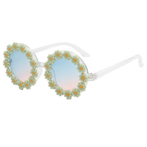 <span class=keywords><strong>Gafas</strong></span> de <span class=keywords><strong>Sol</strong></span> Infantiles con Diseño de Margarita, Estilo Retro <span class=keywords><strong>Boho</strong></span> 2025, <span class=keywords><strong>Gafas</strong></span> de <span class=keywords><strong>Sol</strong></span> con Forma de Flor de Margarita para Niños y Niñas - Product Image 2