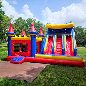 Promotion : <span class=keywords><strong>Château</strong></span> <span class=keywords><strong>Gonflable</strong></span> Professionnel Commercial avec Toboggan Sec pour Enfants - Product Image 4