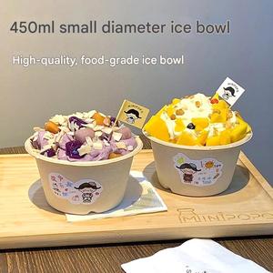 Recipiente Desechable Biodegradable Personalizado de Fibra de Caña de Azúcar para Envasado de Ensaladas y Postres de Helado Congelado - Product Image 2