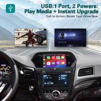 Acura ILX 2015-2018 için Orijinal Ekran Yükseltme Kablosuz Carplay MMI İki Ekranlı Navigasyon Android Auto Mirror Link AirPlay Araç