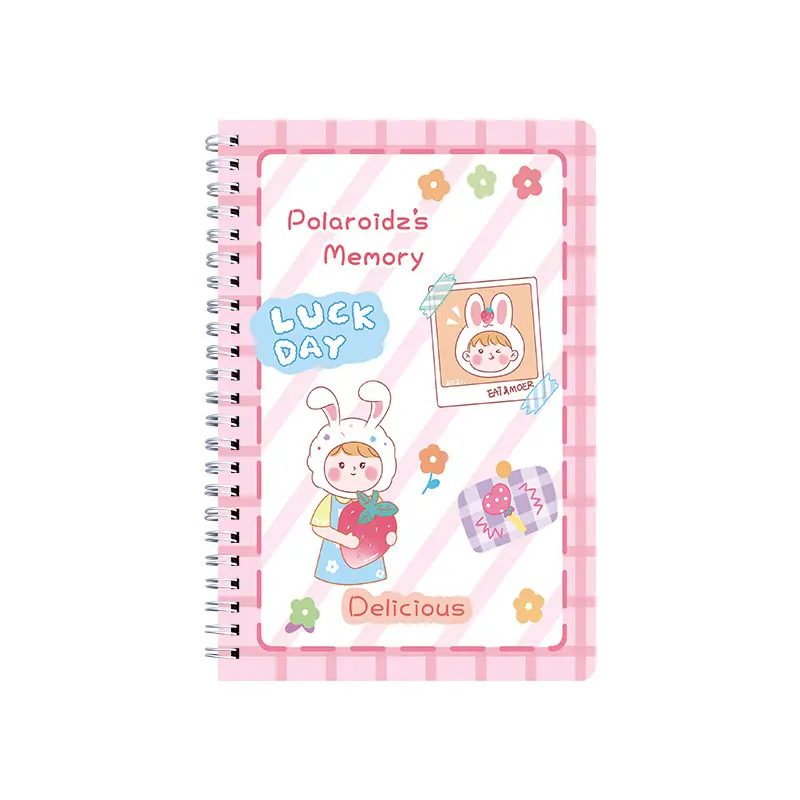Personalizado al por mayor diario espiral planificador lindo diario escolar y cuaderno