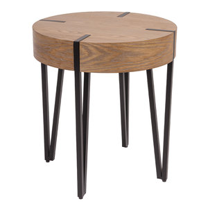 Best Quality Modern Round Wood Top <b>Coffee</b> <b>Table</b> with Metal <b>Legs</b> <b>for</b> Living Room Furniture in Wholesale Price Collection - Product Image 1
