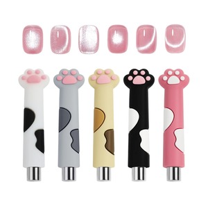 Gel UV magnétique 3D effet œil de chat pour nail art, compatible stylo magnétique, pour motifs œil de chat, effet pailleté, outil de manucure - Product Image 2
