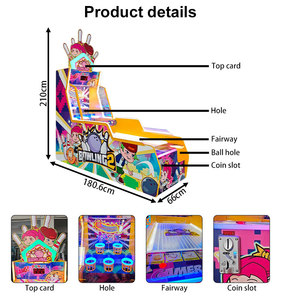 Máquina de Juego de Bolos Slam Dunk 2 de Alta Calidad, Equipo de Arcade que Funciona con Monedas para Centros Deportivos y Parques de Diversiones Interiores - Product Image 6