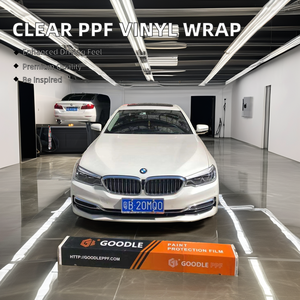 Goodle Rouleau d'enveloppe de peinture en TPU PPF transparent et brillant, pelable sans résidu, épaisseur 6.5/7,5 mil, garantie de 5 ans pour les accessoires de carrosserie. - Product Image 2