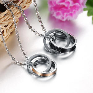 Fashion Jewelry <b>Necklace</b> Pendant <b>Necklace</b> Jewelry For Women Fine Jewelry <b>Necklace</b> Stainless Steel <b>Necklace</b> Set Bisutería <b>Couples</b> - Product Image 3