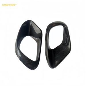 Cubierta de ventilación de aire W206 C200L de fibra de carbono de alto rendimiento <span class=keywords><strong>2022</strong></span> + para Mercedes Benz Clase C W206 C200L Marco de lámpara antiniebla de ventilación de aire delantera - Product Image 1