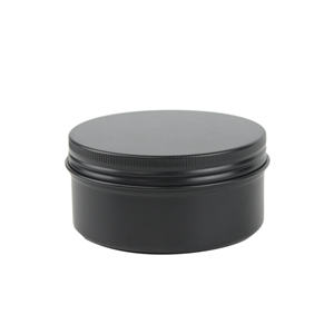 Envase <span class=keywords><strong>de</strong></span> Aluminio Personalizado <span class=keywords><strong>de</strong></span> 5ml-100ml, 0.5oz, 1oz, 2oz, 15ml, 30ml, 60ml, Negro Mate, para Cera para el Cabello, Pomada, Bálsamo para Barba - Product Image 4